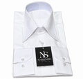 Men’s Classic White Pinstripe Shirt
